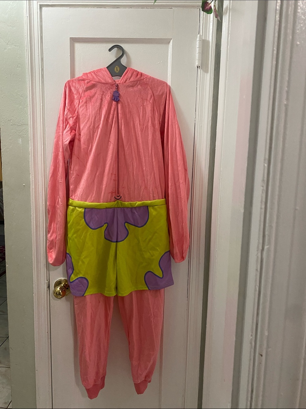 Patrick Star Jumpsuit Adult/Teen XL Costume Spirit Halloween SpongeBob - Picture 3 of 16